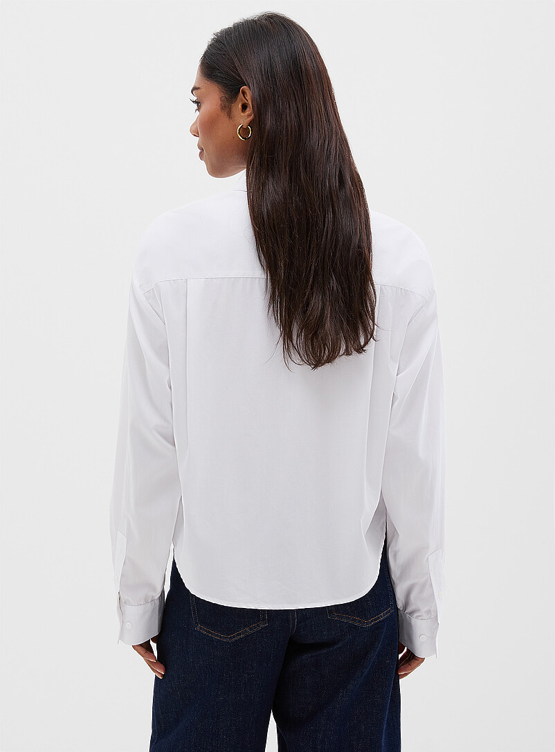 Boxy-fit lightweight poplin shirt product image 2