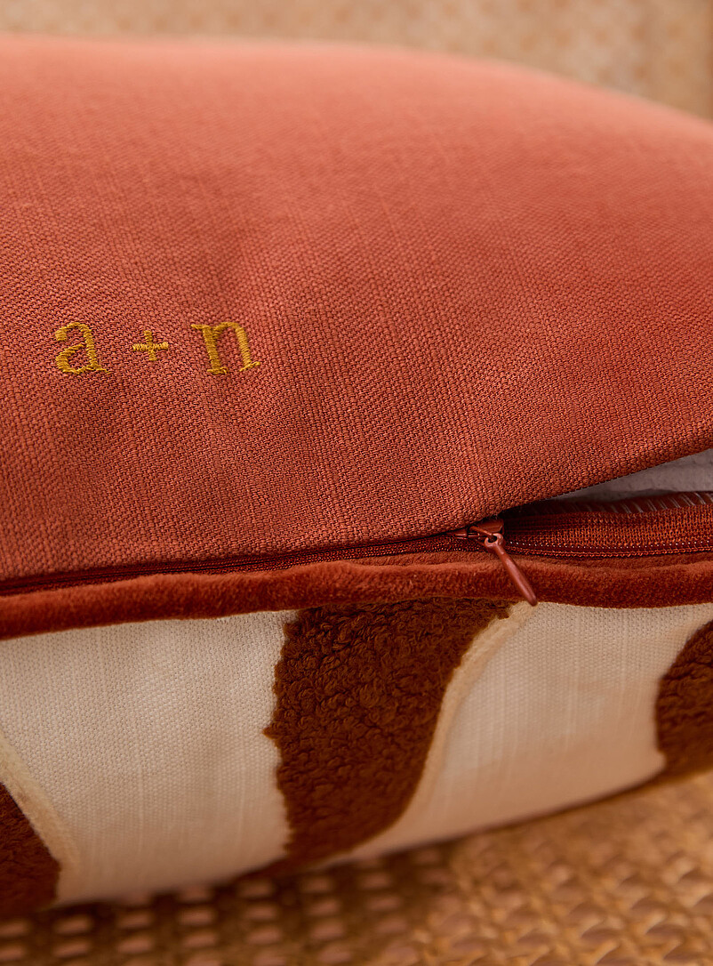 Sunset bouclé removable-cover cushion 45 x 45 cm product image 2