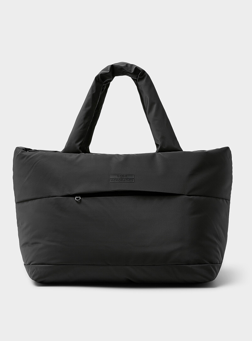 Olivia rugged fabric XL tote bag With suitcase loop product image (primary)