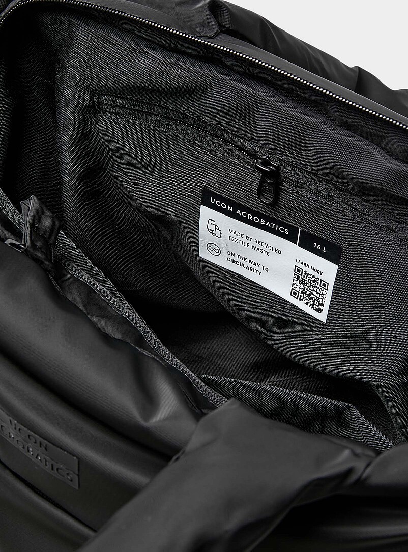 Olivia rugged fabric XL tote bag With suitcase loop product image 3
