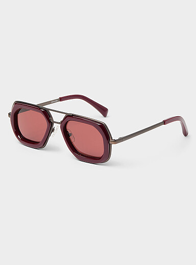 Double frame aviator sunglasses
