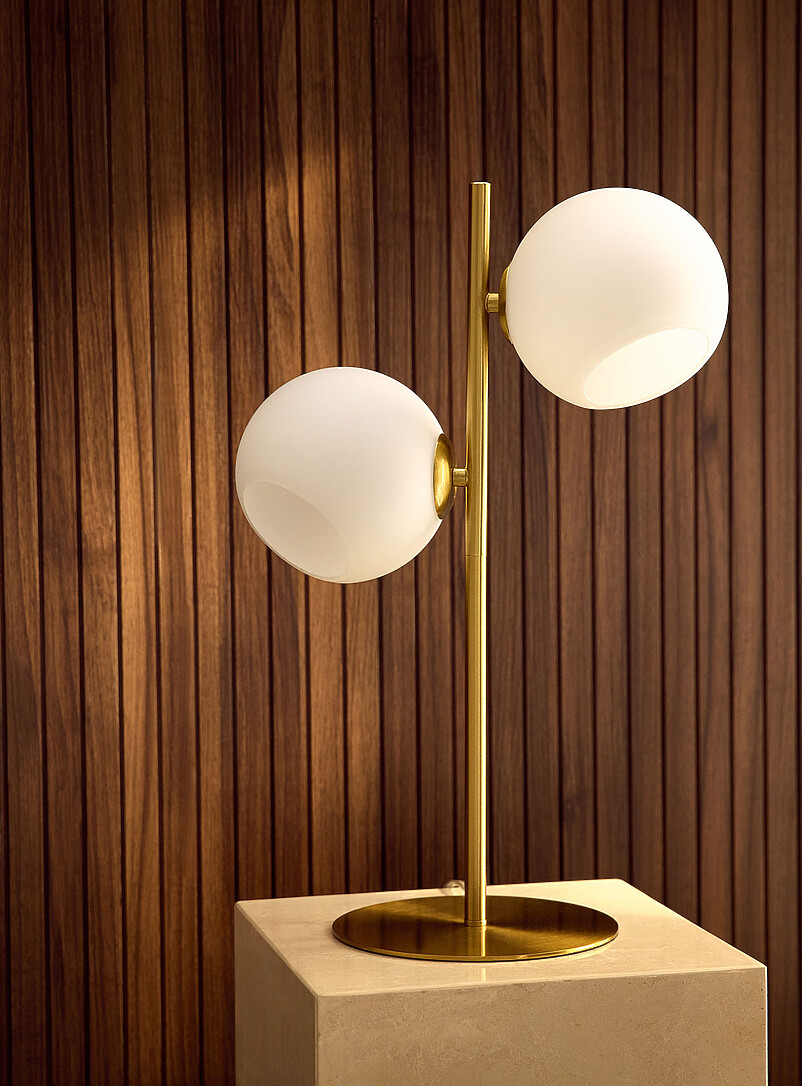 Orbit double-globe table lamp product image (primary)