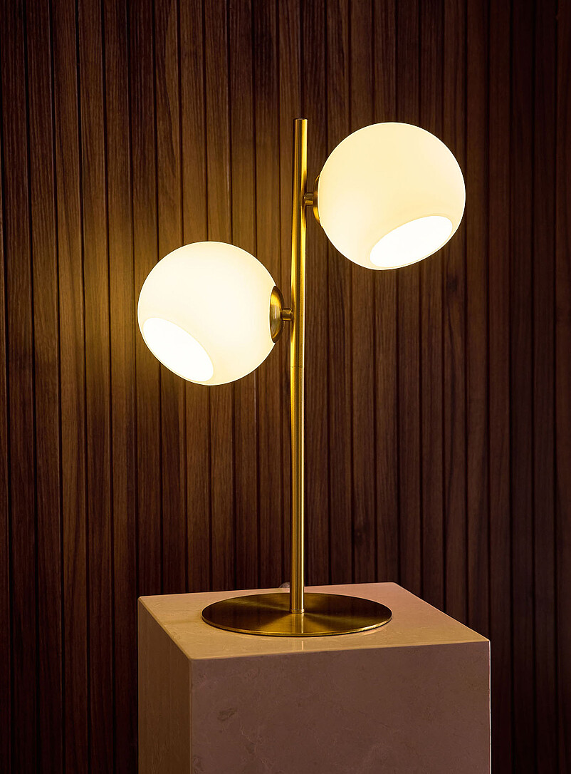 Orbit double-globe table lamp product image 2