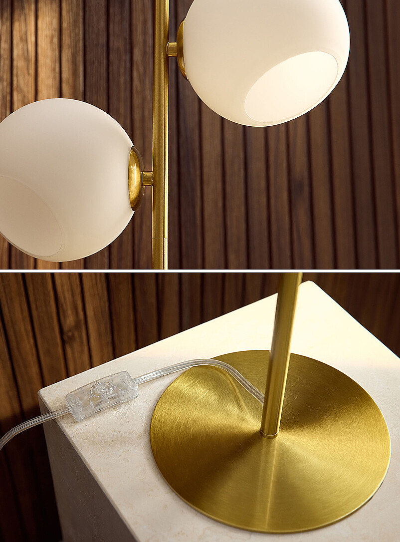 Orbit double-globe table lamp product image 3