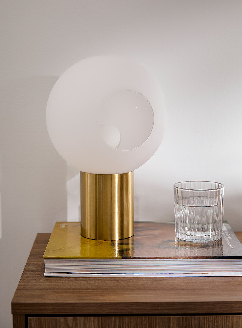 Openwork globe table lamp product image 2