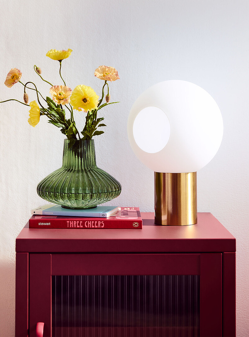 Openwork globe table lamp product image 3