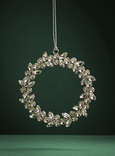 L'ornement couronne diamants scintillants <b>Collection de No&euml;l</b>