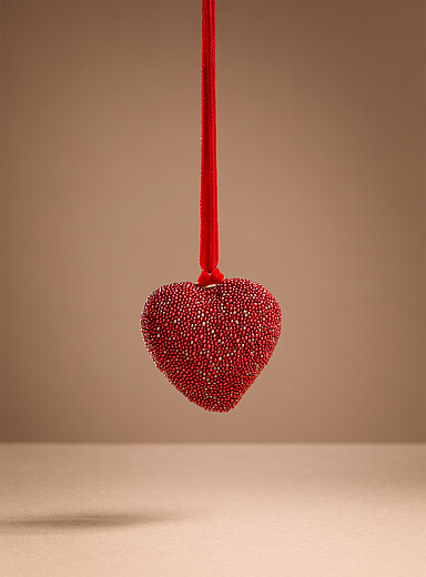 L'ornement billes c&oelig;ur <b>Collection de No&euml;l</b>
