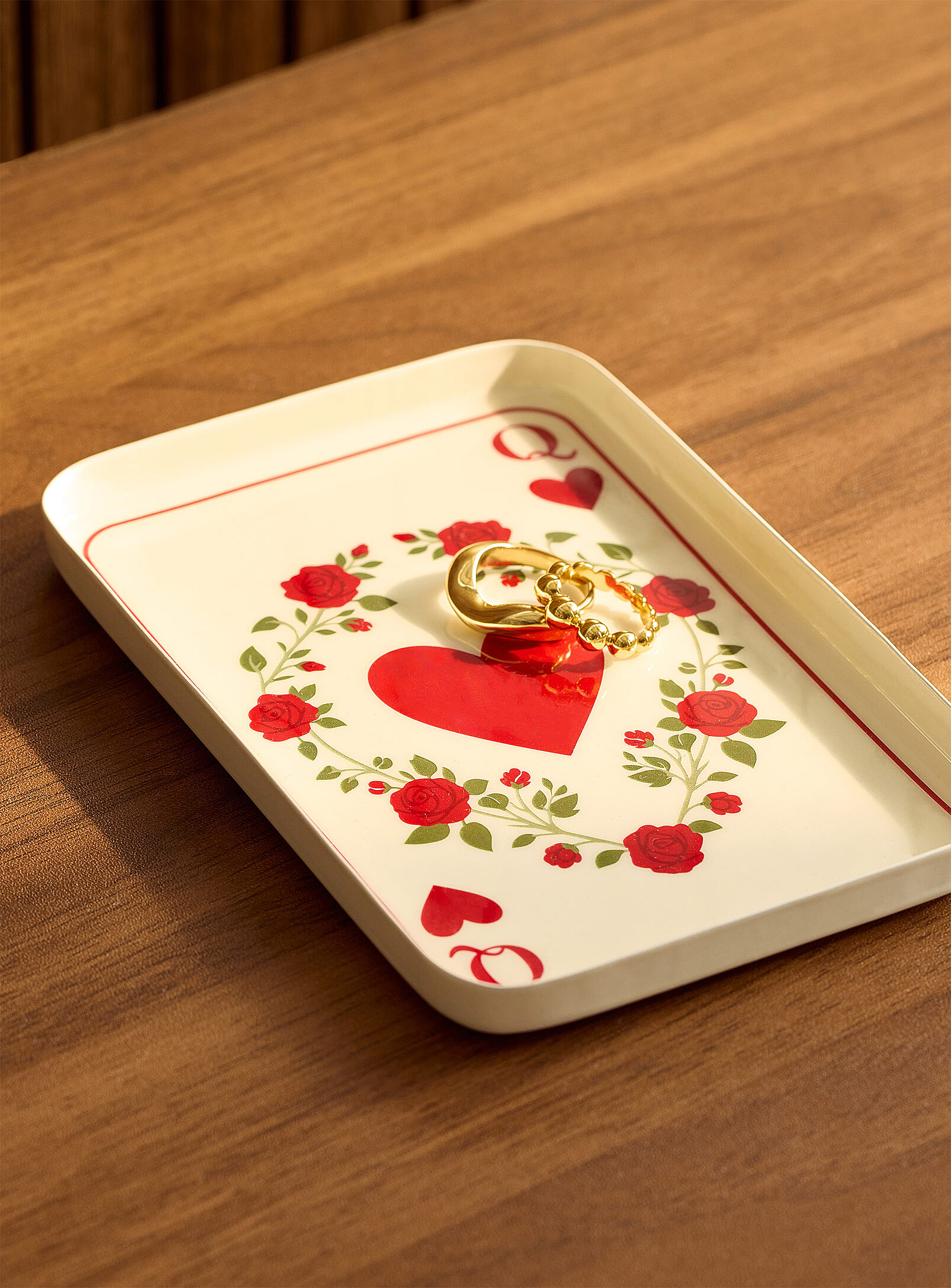 Simons Maison - Queen of hearts small tray (Home, Assorted, ONE SIZE)