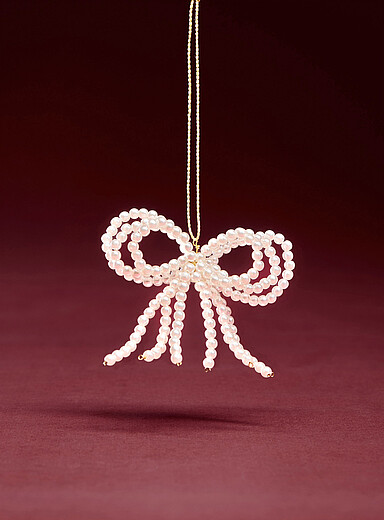 L'ornement boucle en perles <b>Collection de No&euml;l</b>