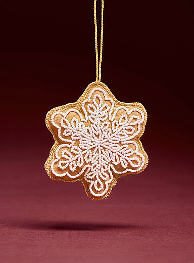 L'ornement billes flocon <b>Collection de No&euml;l</b>