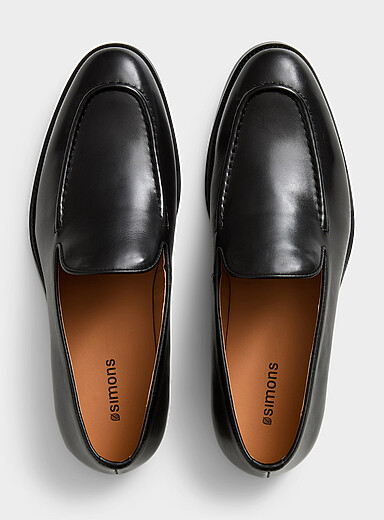 Black Venetian loafers Men