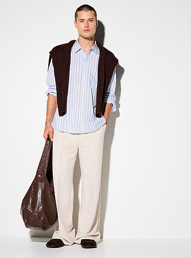 Minimalist pleated pant Flare fit <b>Imported from Seoul</b>