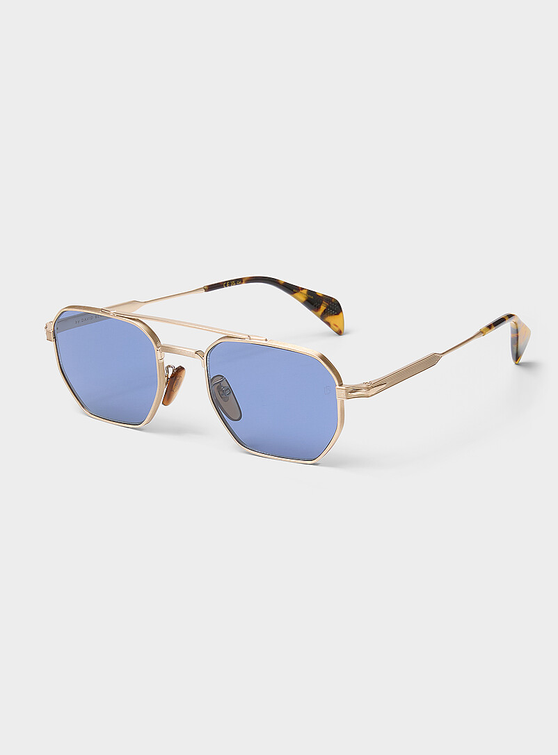 Geometric aviator sunglasses product image 2