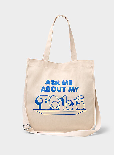 Boilers logo tote 