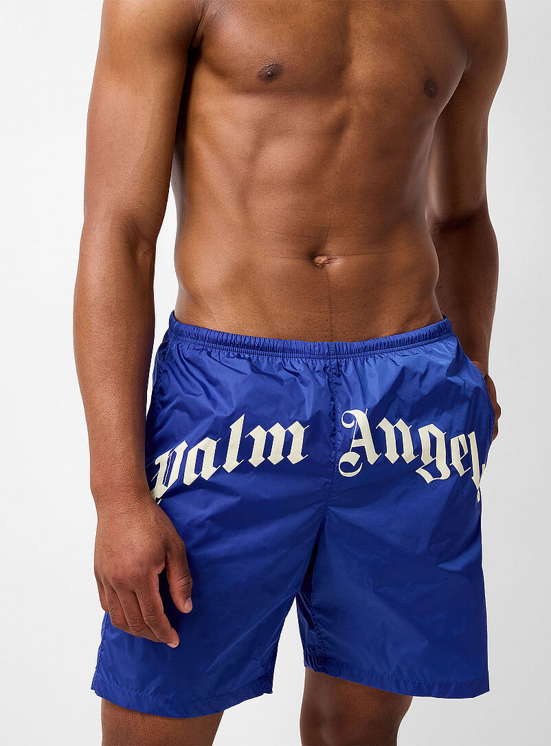 Curved-Logo Bathing Short