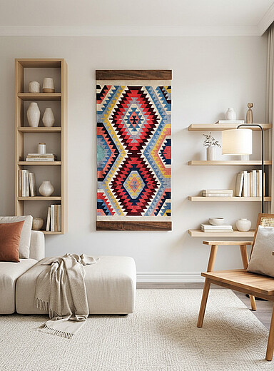 <i>Luxor</i> woven wall art