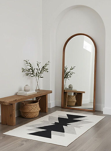 Mumo Toronto: Le tapis tiss&eacute; <i>Royal</i> Voir nos formats offerts Gris &agrave; motifs
