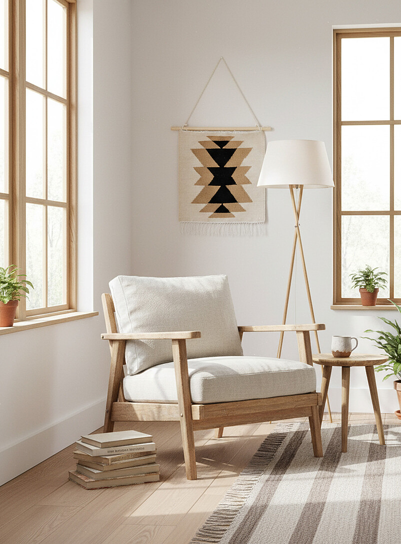 Ash woven wall art product image (primary)
