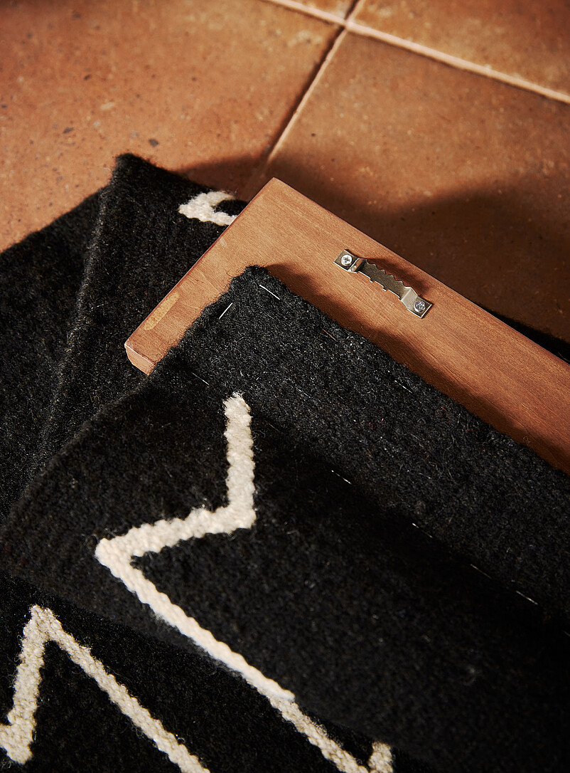 Black Cloe woven wall art product image 3