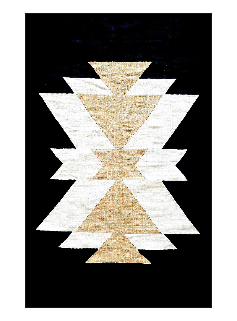 Royal Black woven rug See available sizes product image 2