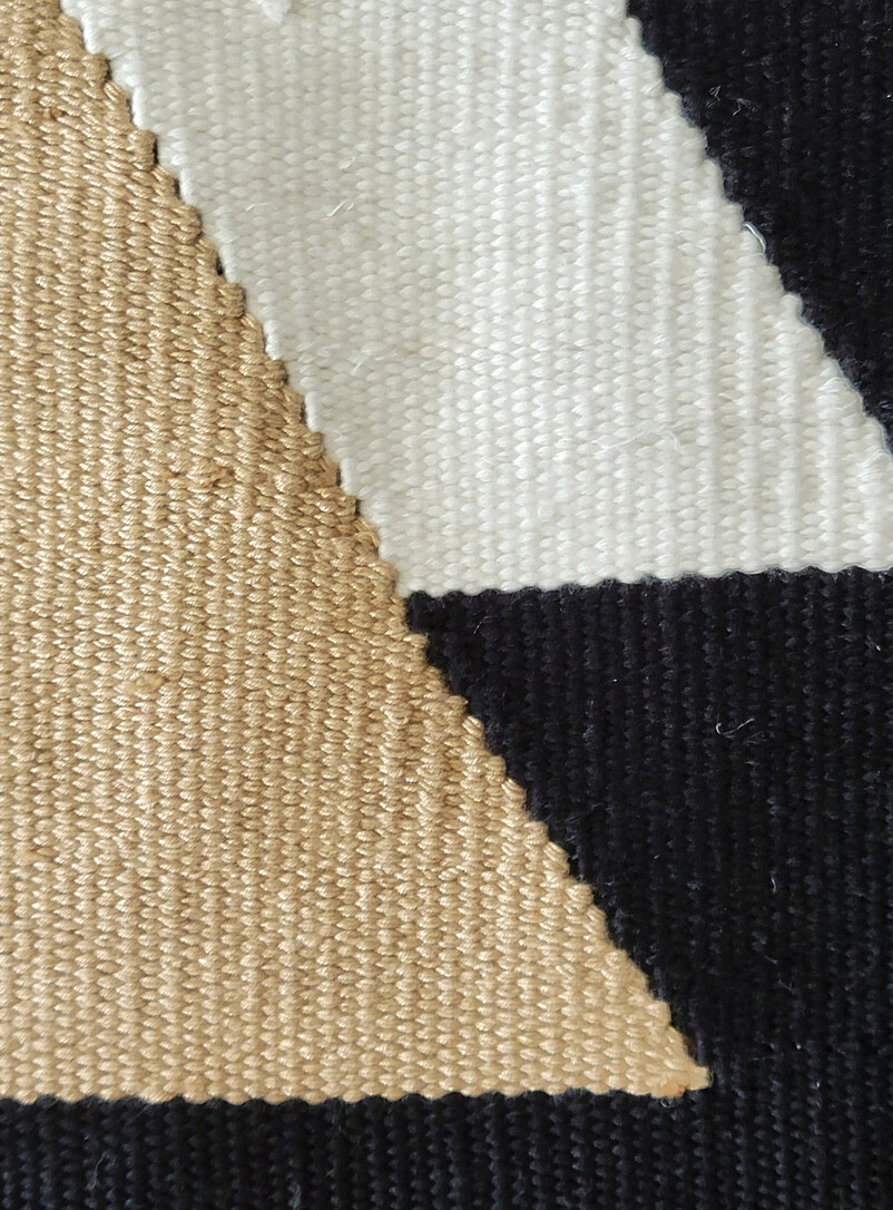 Royal Black woven rug See available sizes product image 3