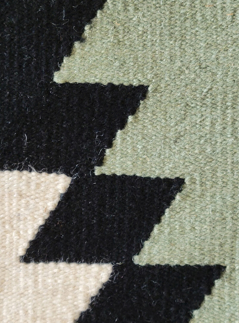 Green Arizona woven rug See available sizes product image 3
