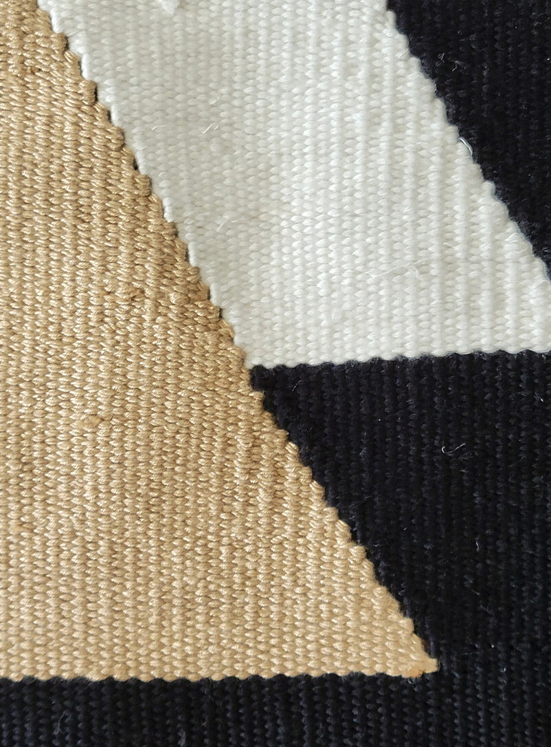 Royal Black woven hallway rug 80 x 245 cm product image 2
