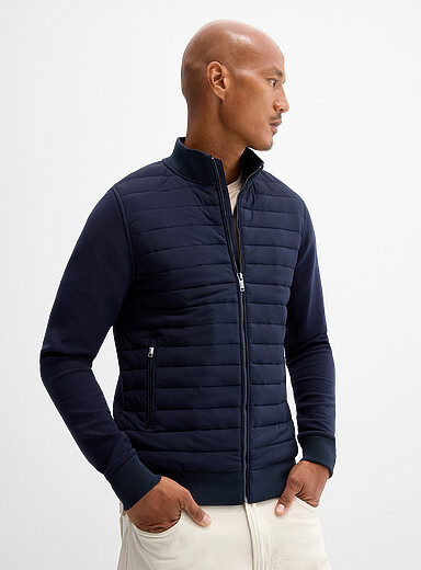 Quilted bib jacket