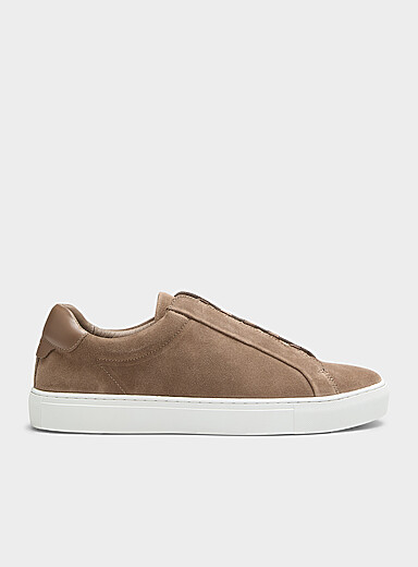 Le sneaker Jenson su&egrave;de bistre Homme
