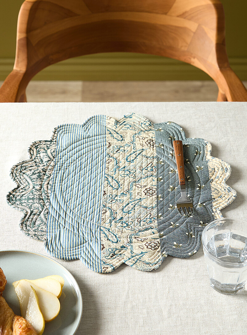 Round Patchwork Placemat