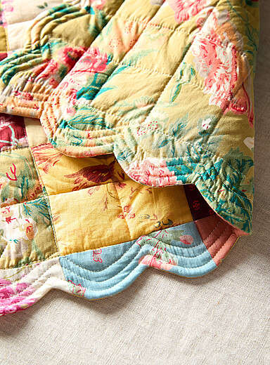 Le napperon patchwork floral