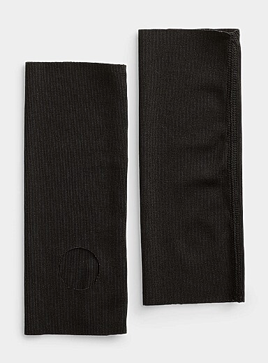 La chaussette mince talon et pointe ouverts