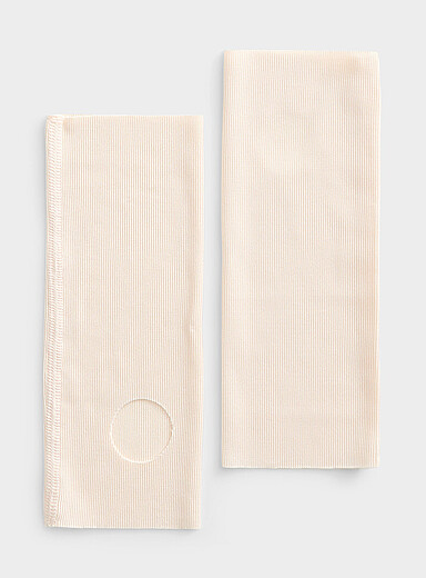 Open heel and toe thin socks