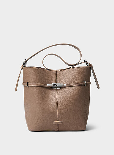 Accent swivel clasp soft hobo bag