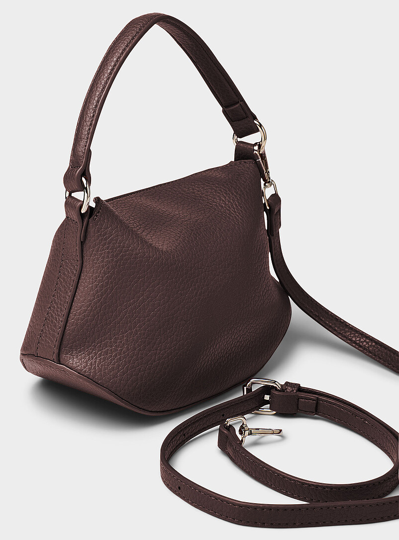 Simons Chocolate/Espresso Supple small evening bag for women