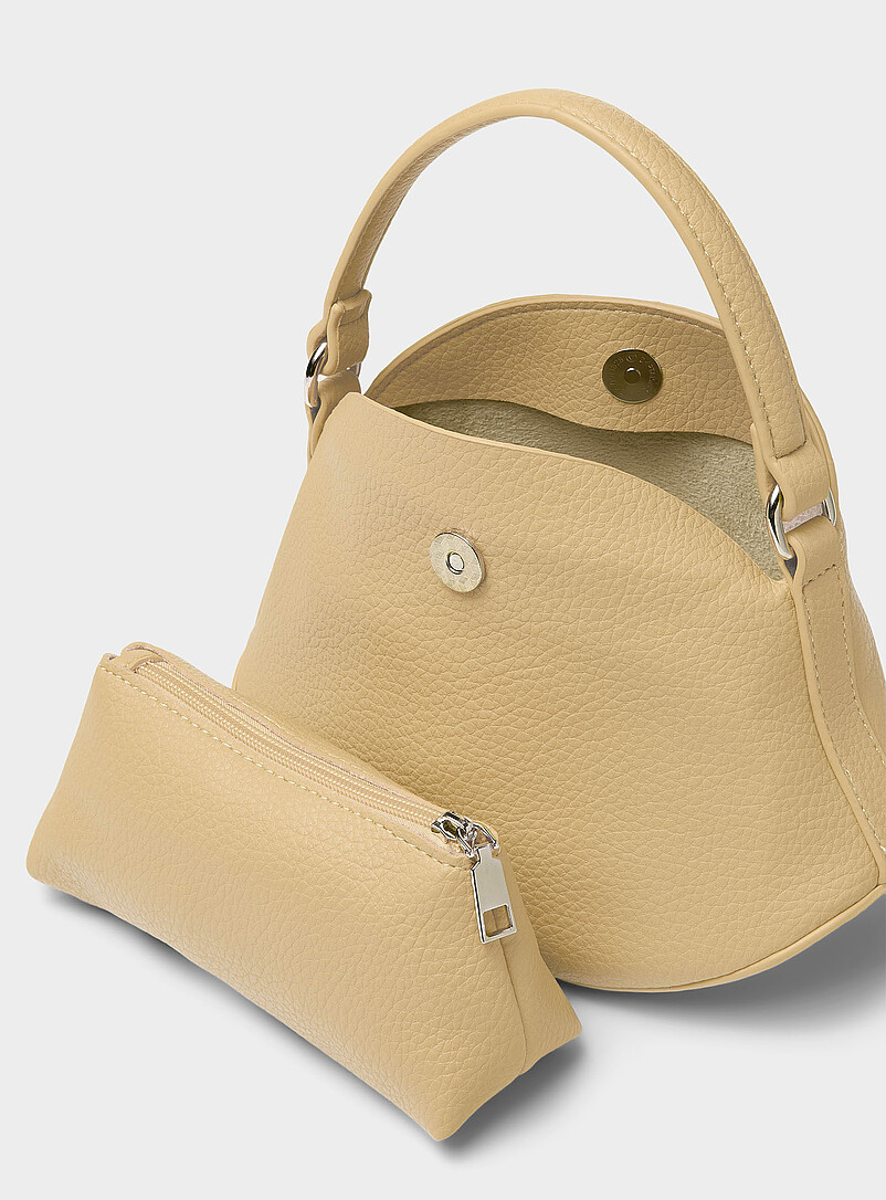 Simons: Le petit sac de soir&eacute;e souple Chocolat - Espresso pour femme