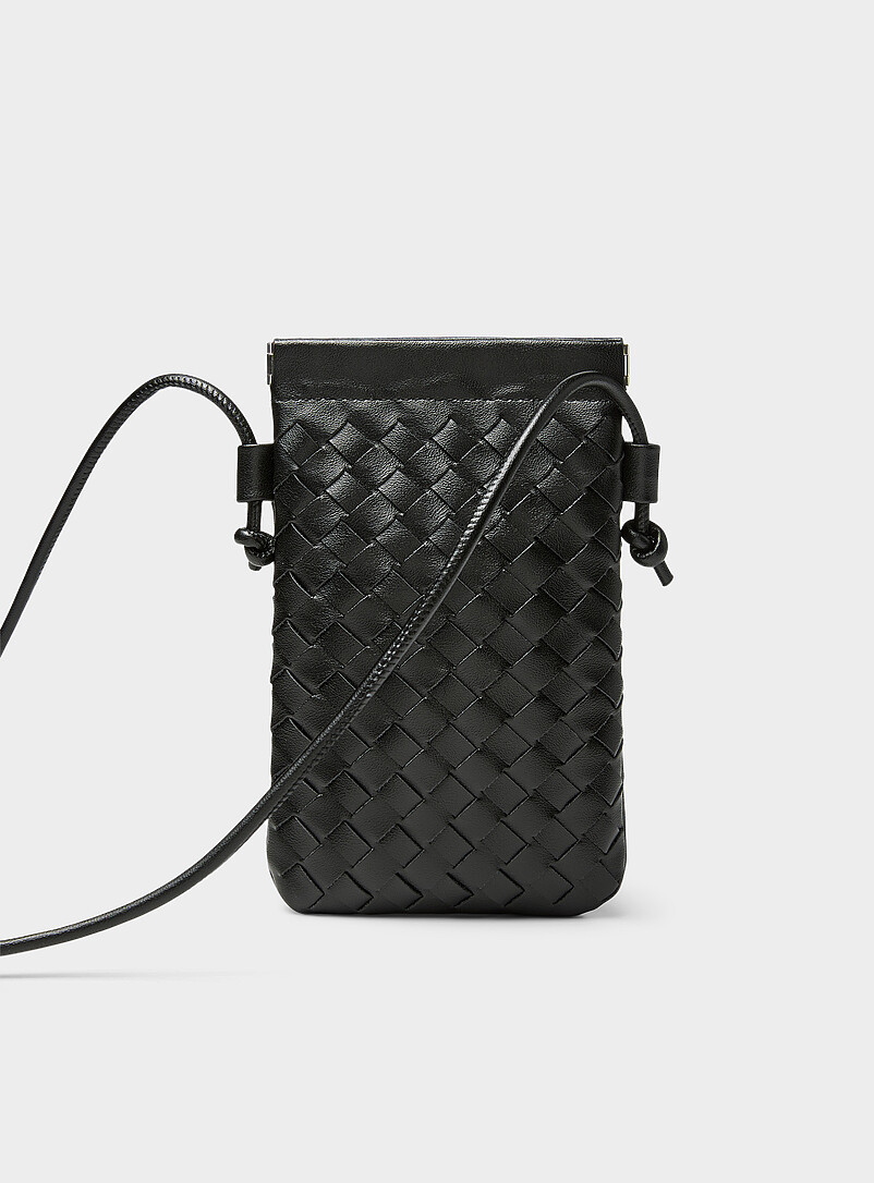 Basketweave Phone Clutch