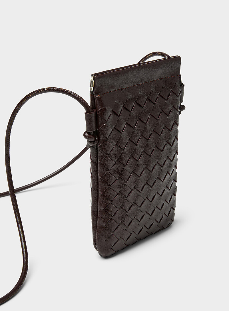 Basketweave phone clutch product image 2