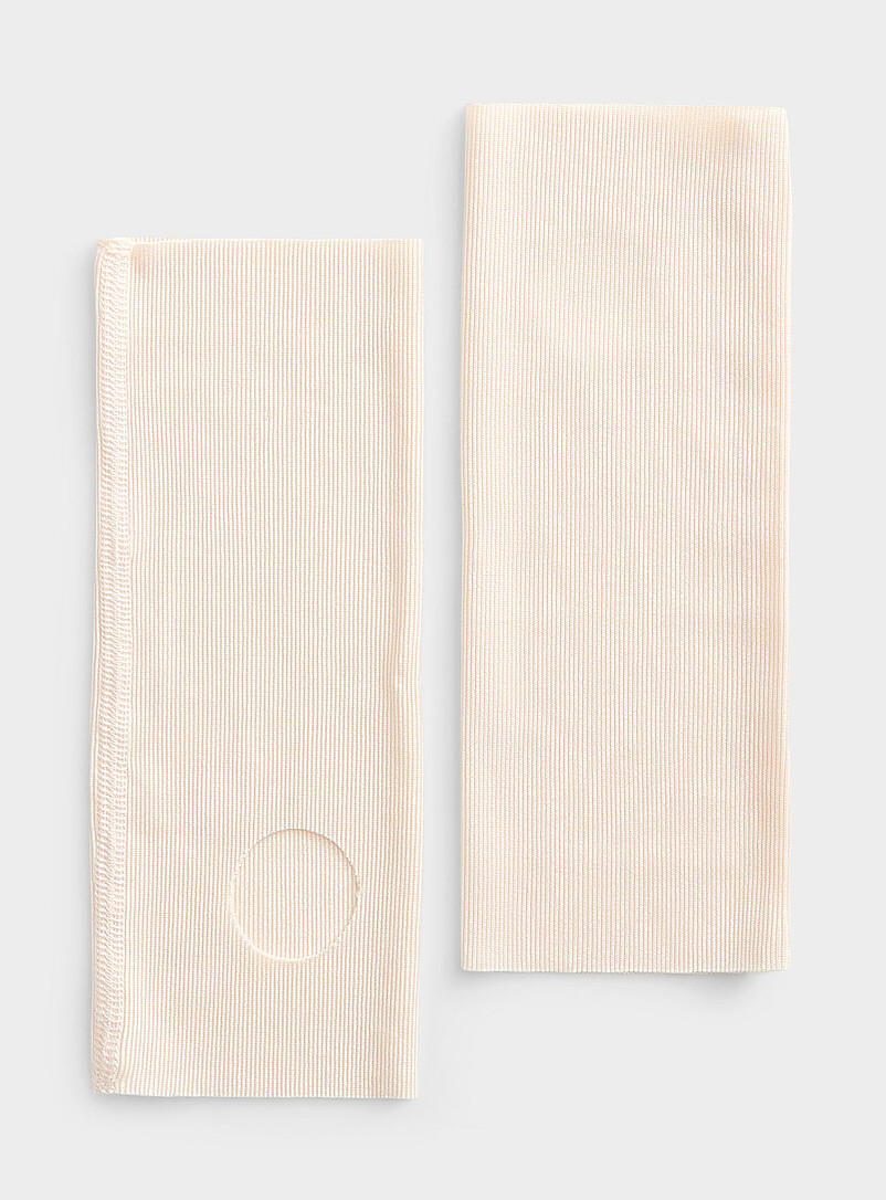 Thin Open-Heel-And-Toe Socks