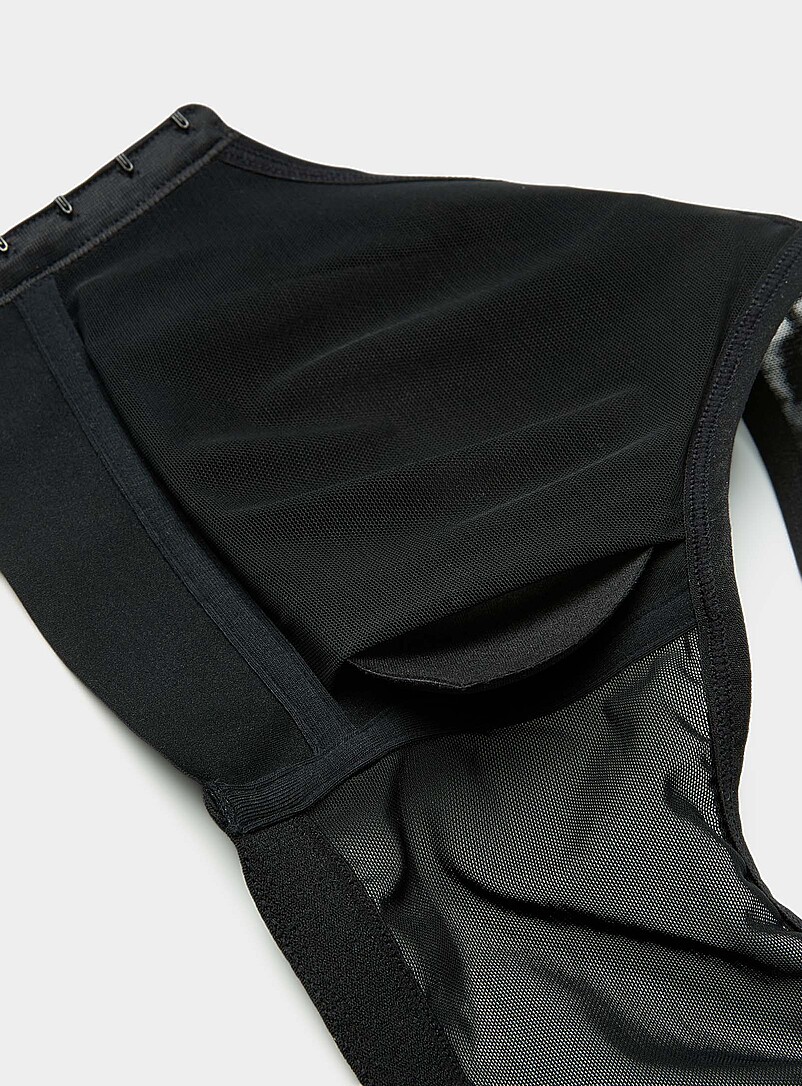 AnaOno: Le soutien-gorge post-op&eacute;ratoire &agrave; pochettes Bianca Compression mod&eacute;r&eacute;e Noir pour femme
