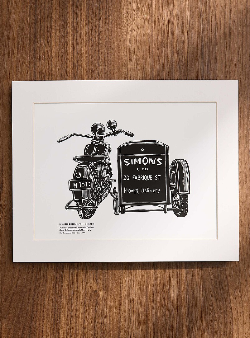 Moto Home Delivery Art Print Our History, Our Heritage Collection