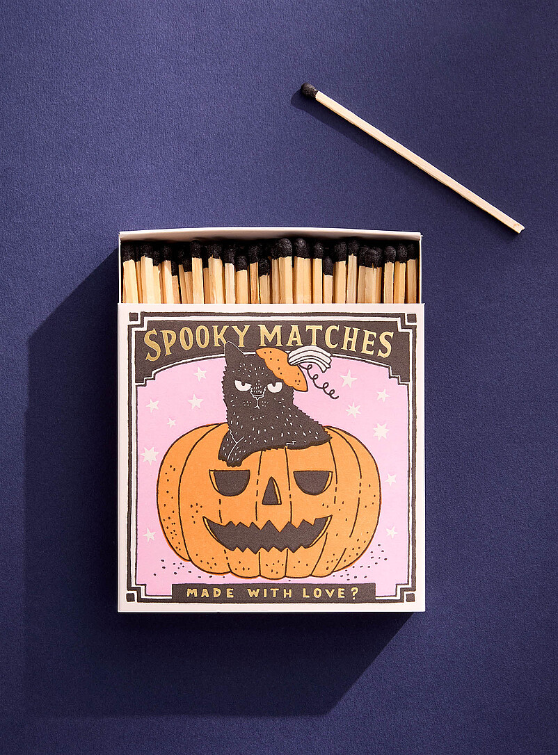 Colourful Painting Square Match Holder Set Of 150