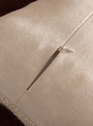 Knit texture removable cover cushion 50 x 80 cm
