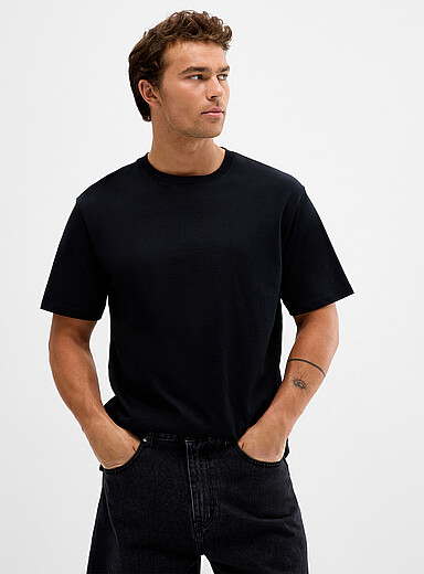 Le t-shirt pur coton bio <b>Coupe allong&eacute;e</b>