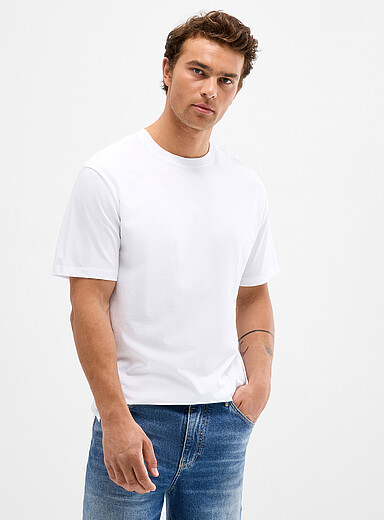 Le t-shirt pur coton bio <b>Coupe allong&eacute;e</b>