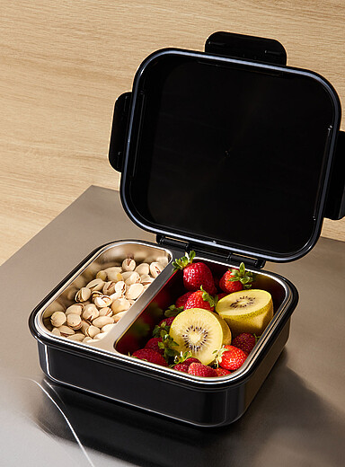 La bo&icirc;te &agrave; lunch rigide avec sachet r&eacute;frig&eacute;rant