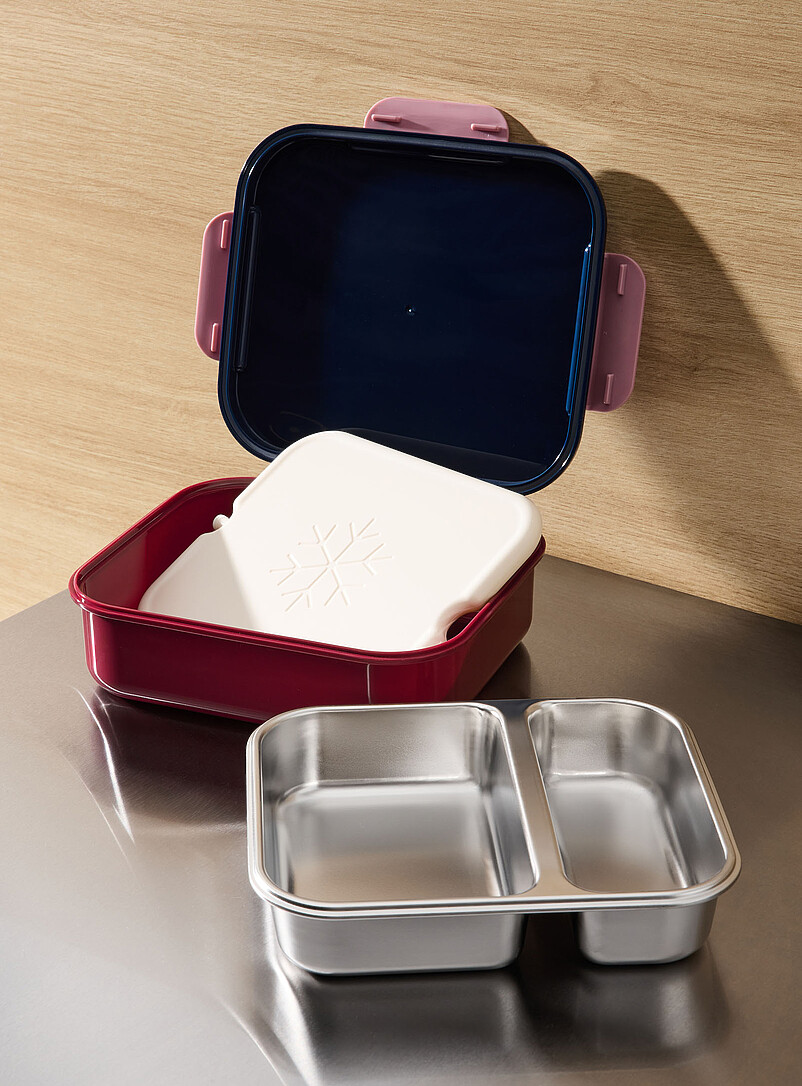 Rigid lunch box with cooler bag product image 2