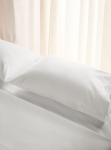 Luxury pure cotton pillowcases 1000-thread count Set of 2