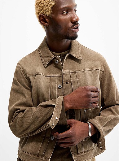 Faded corduroy jacket <b>Seoul collection</b>